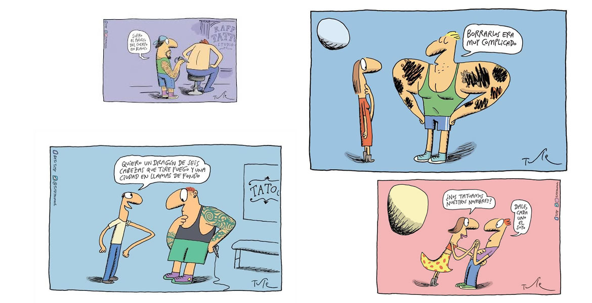Los tatuajes y el humor